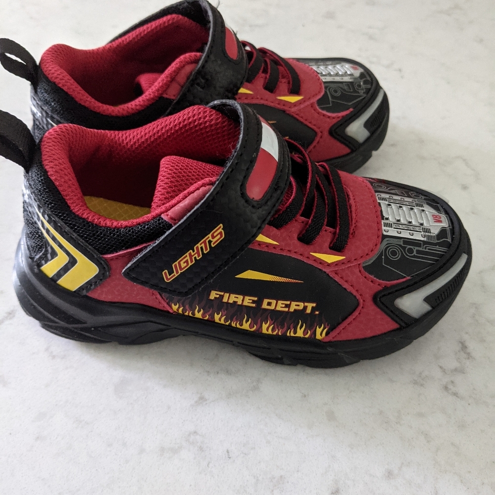 Skechers S Sport Fire Sneakers Size 9 Toddler NWOT
